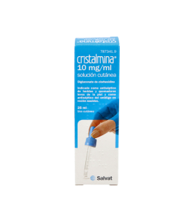 CRISTALMINA 10 MG/ML SOLUCION CUTANEA 1 FRASCO 25 ML