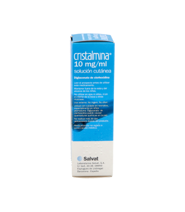 CRISTALMINA 10 MG/ML SOLUCION CUTANEA 1 FRASCO 25 ML