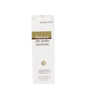 TINTURA DE YODO REIG JOFRE 20 mg/ml SOLUCION CUTANEA 1 FRASCO 40 ml
