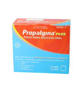 PROPALGINA PLUS 10 SOBRES POLVO PARA SOLUCION ORAL