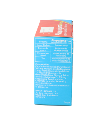 PROPALGINA PLUS 10 SOBRES POLVO PARA SOLUCION ORAL
