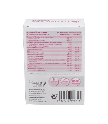 OVOSICARE FERTILITY 60 CAPSULAS