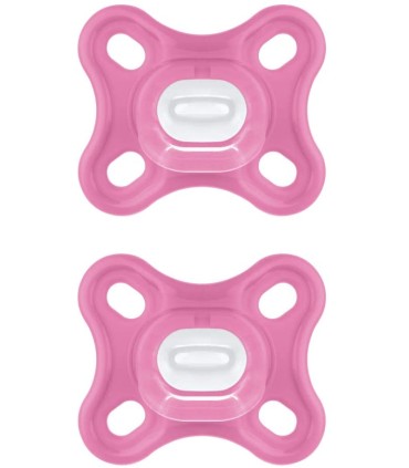 MAM CHUPETE SIL COMFORT 0M ROSA PACK DOBLE