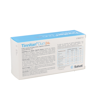 TINNITAN DUO 24H 60 CAP