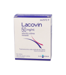 LACOVIN 50 MG/ML SOLUCION CUTANEA 2 FRASCOS 60 ML