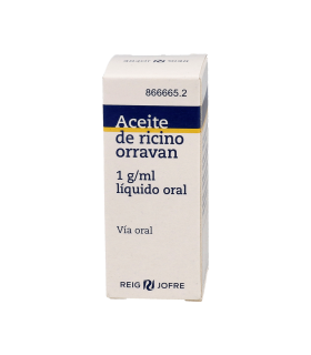ACEITE DE RICINO REIG JOFRE 1 g/ml LIQUIDO ORAL 1 FRASCO 25 ml
