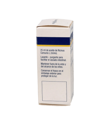 ACEITE DE RICINO REIG JOFRE 1 g/ml LIQUIDO ORAL 1 FRASCO 25 ml