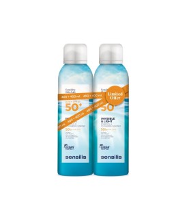 SENSILIS SOLAR BODY SPRAY INVISIBLE 50+ 200ML X 2 DUPLO