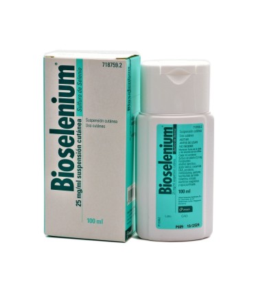 BIOSELENIUM 25 MG/ML SUSPENSION CUTANEA 1 FRASCO 100 ML