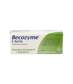 BECOZYME C FORTE 30 COMPRIMIDOS RECUBIERTOS