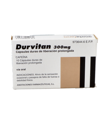 DURVITAN 300 MG 10 CAPSULAS LIBERACION PROLONGADA