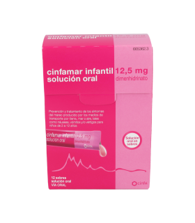 CINFAMAR INFANTIL 12,5 MG 12 SOBRES SOLUCION ORAL 5 ML