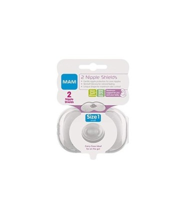 MAM PEZONERA SILICONA NIPPLE SHIELDS 2U PEQ