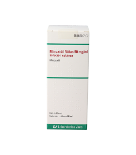 MINOXIDIL VIÑAS 50 MG/ML SOLUCION CUTANEA 1 FRASCO 60 ML