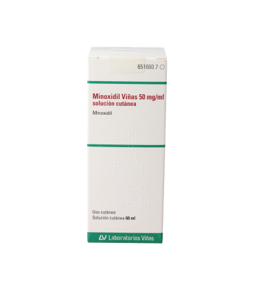 MINOXIDIL VIÑAS 50 MG/ML SOLUCION CUTANEA 1 FRASCO 60 ML
