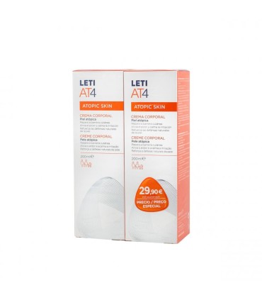 PACK LETI AT4 CREMA CORPORAL 200ML DUPLO