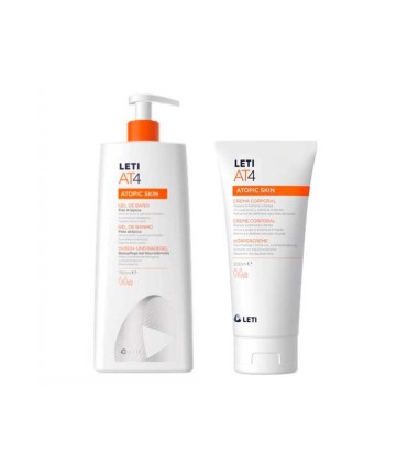 PACK LETI AT4 GEL BAÑO 750ML + LECHE CORPORAL  250ML