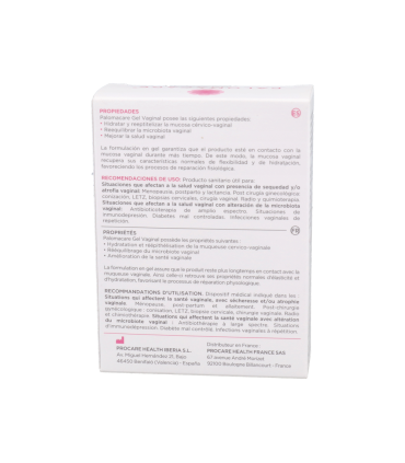 PALOMACARE GEL VAGINAL MONODOSIS 6 CANULAS 5 ML