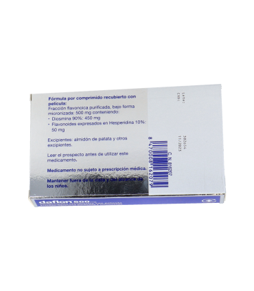 DAFLON 500 MG 30 COMPRIMIDOS RECUBIERTOS
