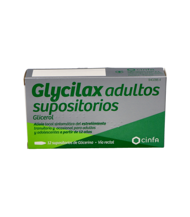 GLYCILAX ADULTOS 3,31 G 12 SUPOSITORIOS