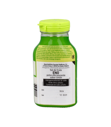 SAL DE FRUTA ENO POLVO EFERVESCENTE 1 FRASCO 150 g (SABOR LIMON)