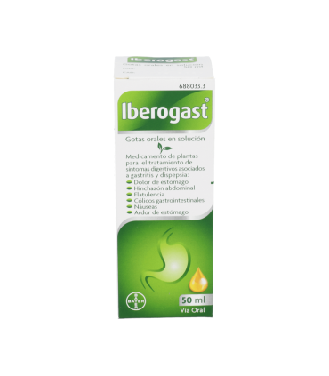 IBEROGAST GOTAS ORALES EN SOLUCION 1 FRASCO 50 ml
