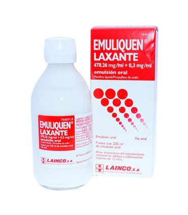 EMULIQUEN LAXANTE 478,26 MG/ML + 0,3 MG/ML EMULSION ORAL 1 FRASCO 230 ML