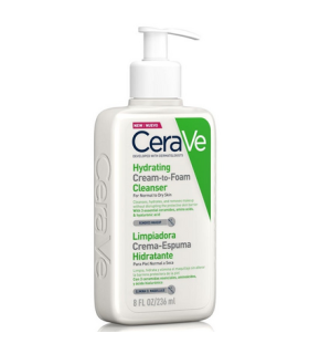 CERAVE LIMPIADOR CREMA HIDRATANTE ESPUMOSA 236 ML