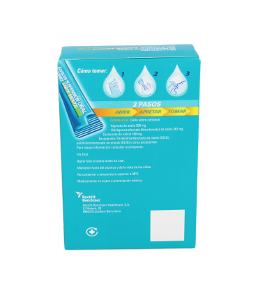 GAVISCON 24 SOBRES SUSPENSION ORAL 10 ml (SABOR MENTA)