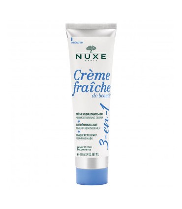 NUXE CREME FRAICHE 3 EN 1 HIDRATANTE DESMAQUILLANTE Y MASCARILLA 100ML