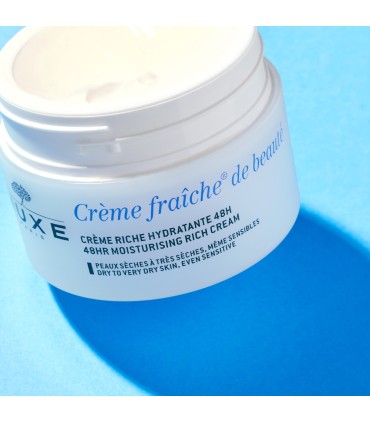 NUXE CREME FRAICHE  RICA HIDRATANTE BIO ILUMINADORA 48H TARRO 50ML