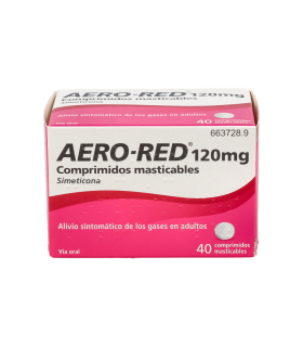 AERO RED 120 MG 40 COMPRIMIDOS MASTICABLES