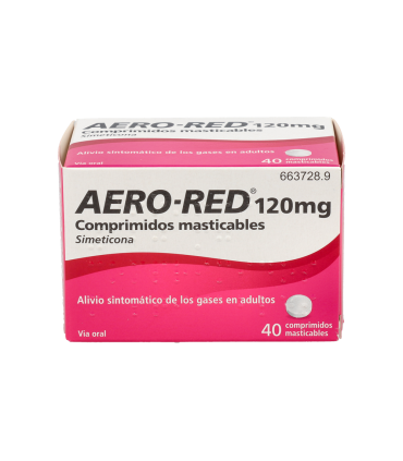 AERO RED 120 MG 40 COMPRIMIDOS MASTICABLES
