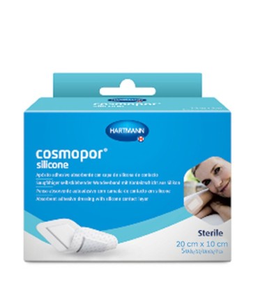 COSMOPOR SILICONE APOSITO ESTERIL 5 UNIDADES 20 CM X 10 CM
