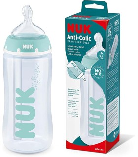 NUK BIBERON SILICONA ANTICOLIC 0-6M 300ML