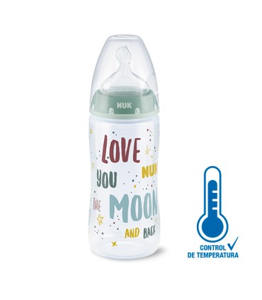 NUK BIBERON SILICONA 6-18M 360ML FAMILY LOVE
