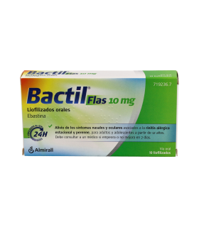 BACTIL FLAS 10 mg 10 LIOFILIZADOS ORALES