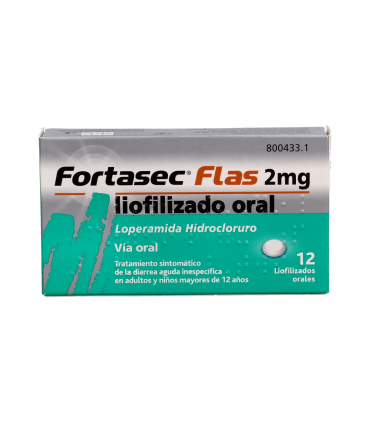 FORTASEC FLAS 2 MG 12 LIOFILIZADOS ORALES
