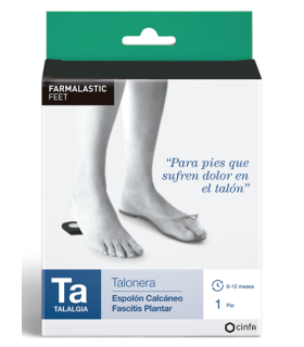 FARMALASTIC TALONERA ESPOLÓN CALCÁNEO- FASCITIS PLANTAR  TALLA P