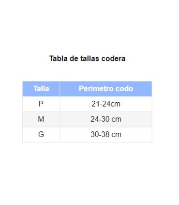 VENTUBEL VENDA TUBULAR CODO TALLA G