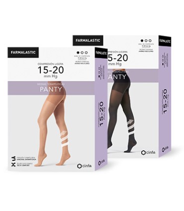 FARMALASTIC PANTY COMPRESION LIGERA COLOR CAMEL TALLA L