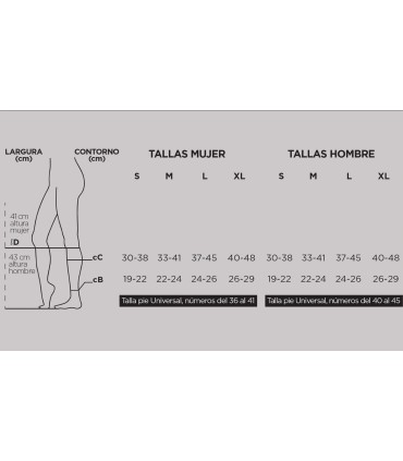FARMALASTIC MEDIA CALCETIN EJECUTIVO HOMBRE COMPRESION LIGERA NEGRO TALLA L