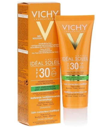 VICHY SOLAR IDEAL SOLEIL SPF 30 ANTIIMPERFECCIONES 50 ML