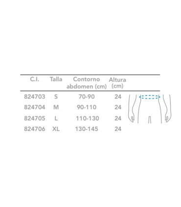 PRIM FAJA 3 BANDAS PRIMSPINE BANDS PRS603 TALLA L BEIGE