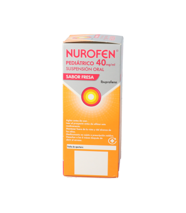NUROFEN PEDIATRICO 40 MG/ML SUSPENSION ORAL 1 FRASCO 150 ML (SABOR FRESA)