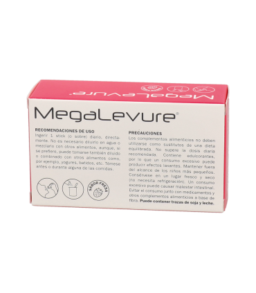 MEGALEVURE 10 STICKS SABOR FRESA