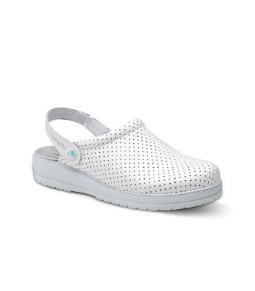 FELIZ CAMINAR ZUECOS SANITARIOS O LABORALES ABIERTOS BLANCO TALLA 40