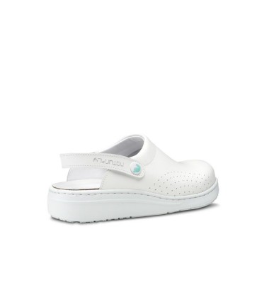 FELIZ CAMINAR ZUECOS SANITARIOS O LABORALES ABIERTOS BLANCO TALLA 38