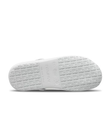 FELIZ CAMINAR ZUECOS SANITARIOS O LABORALES ABIERTOS BLANCO TALLA 38