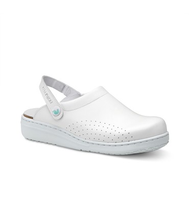 FELIZ CAMINAR ZUECOS SANITARIOS O LABORALES ABIERTOS BLANCO TALLA 39